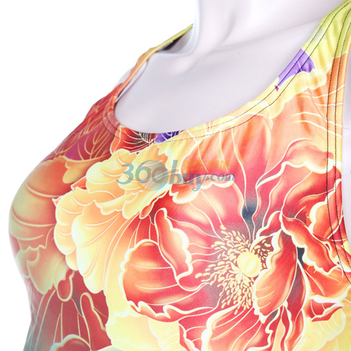 【英发泳衣】英发yingfa数码印花高档平角泳衣