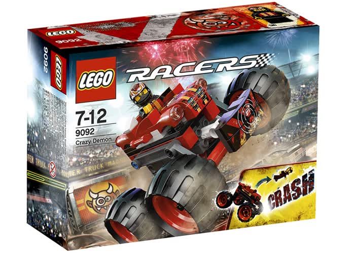 LEGO 乐高 9092 狂魔赛车(1秒钟司机变超人)
