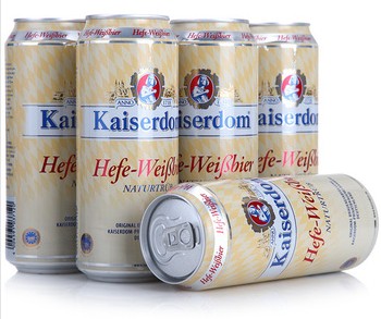 49.9元 Kaiserdom 凯撒白啤500ml*6听/箱 （参加满199送一箱，可以用满200减50券）