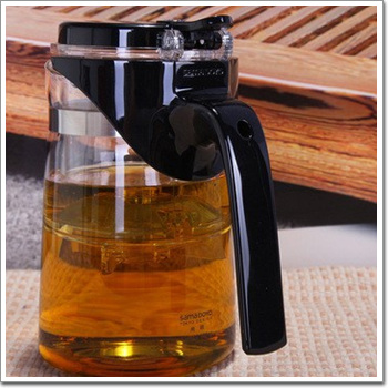 尚明500ml耐热玻璃茶具花草泡茶壶办公飘逸茶杯 新SAG-08