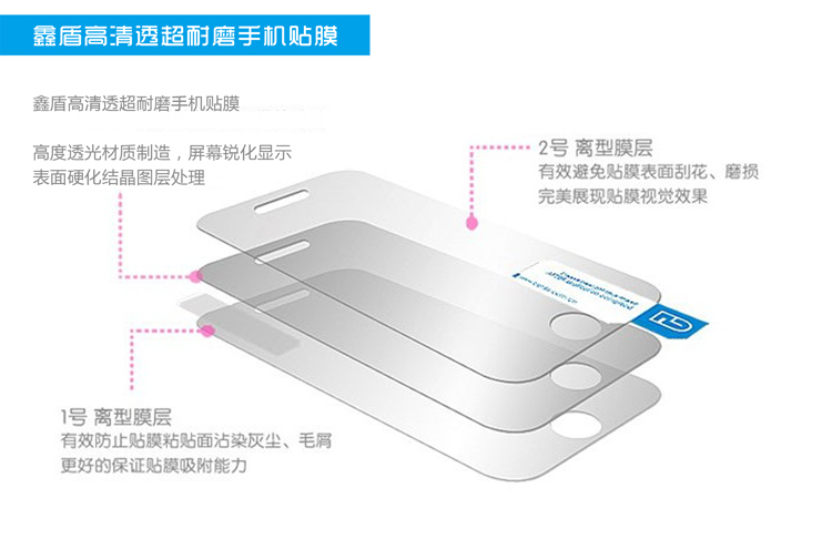 鑫盾 高清透超耐磨手机贴膜 海信 EG900 价格