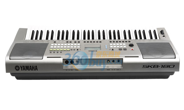 雅马哈YAMAHA电子琴 SKB-180 银白色价格\/图