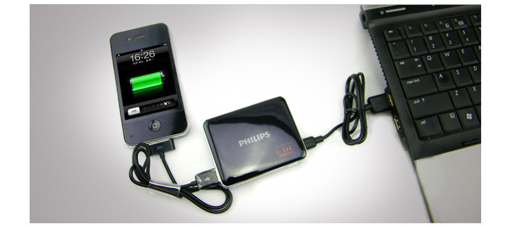 热销 飞利浦(Philips)移动电源 DLP4000 苹果官