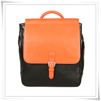 保罗威特POLOVILLAE 简约时尚拼色双肩女包