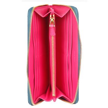 MIUMIU 缪缪女士墨绿色漆皮钱包 5M0506 069