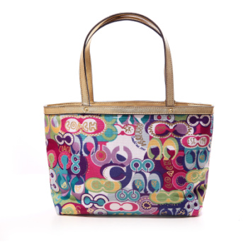 【蔻驰小手提包】COACH 蔻驰 女款 彩色涂鸦