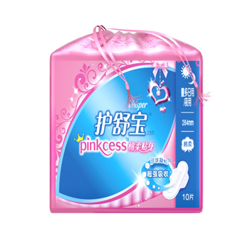 护舒宝Whisper璀璨氧立方丝薄量多日用\/夜用