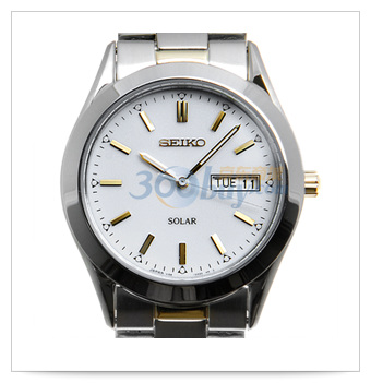 精工SEIKO Solar系列太阳电能石英机芯男腕表
