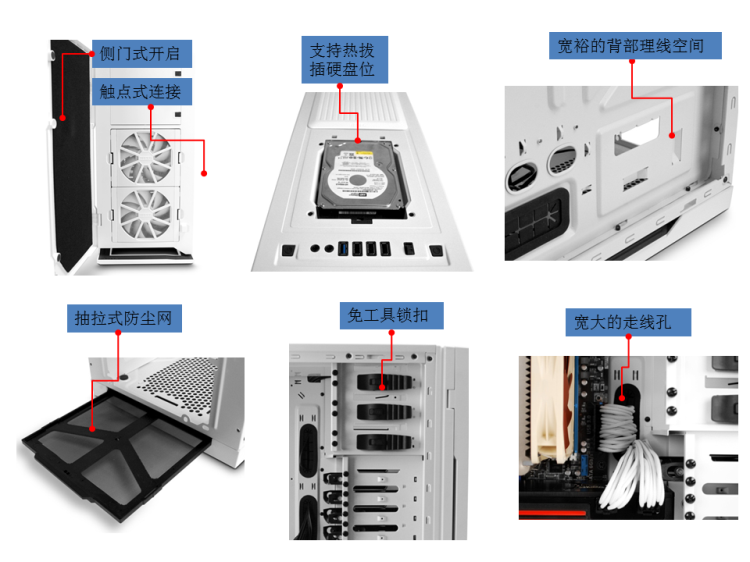 又一款NZXT神价机箱：H2 中塔式机箱 黑/白色（静音/防尘设计）