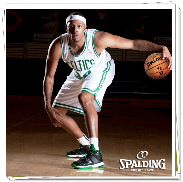 【斯伯丁NBA彩色运球人篮球64-288】Spaldin