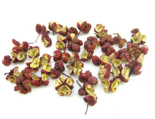 四川特产 西羌六月红花椒粒绣花小布袋装130g