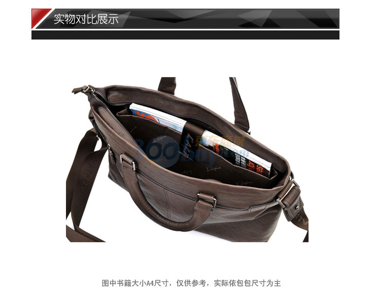 LALPINA阿尔皮纳头层牛皮公务男包B218103