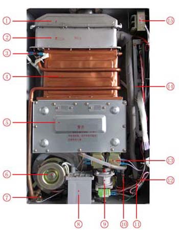 万和jsg21-12v1 凝炼冷凝恒温型平衡式燃气热水器(天然气)拉丝银