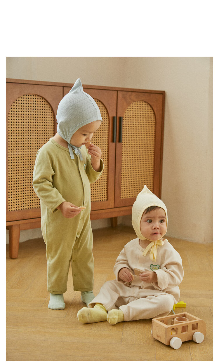 Детский комбинезон Papa Spring and Autumn для мальчиков и девочек, костюм для ползания, боди, зеленый, 80 см