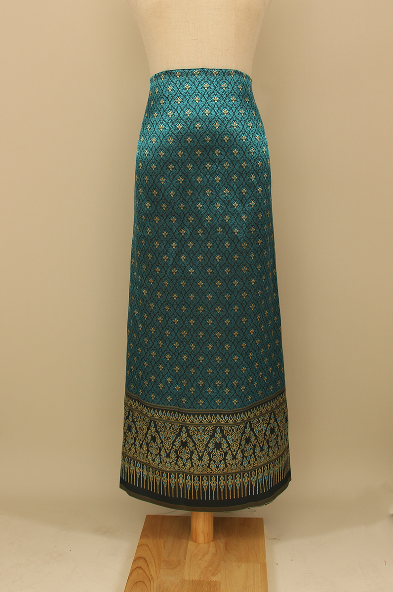 傣族布料服装面料民族风东南亚缅甸泰国傣族提花服装面料筒裙短裙一片