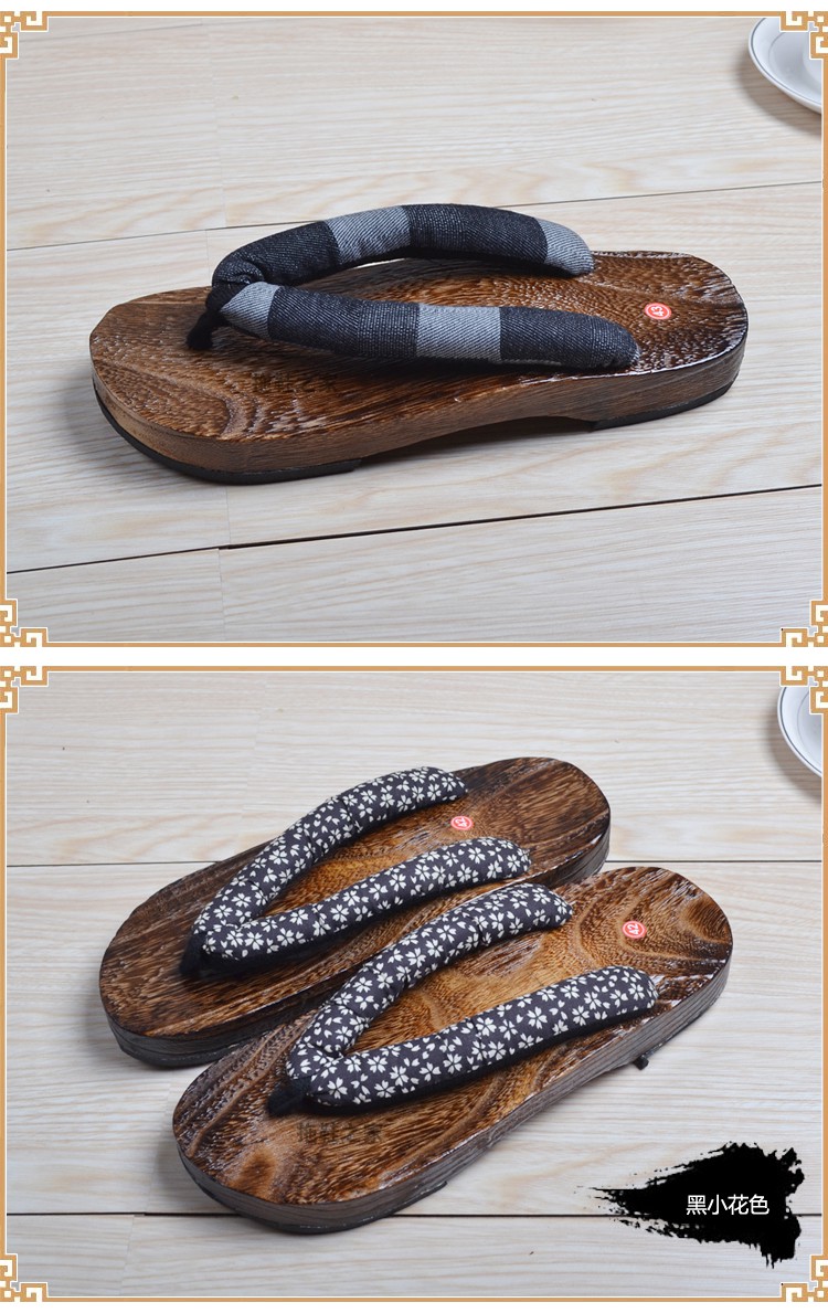 出口日本男式木屐拖鞋纯手工人字木拖鞋木头拖鞋日式木拖鞋品质定制款