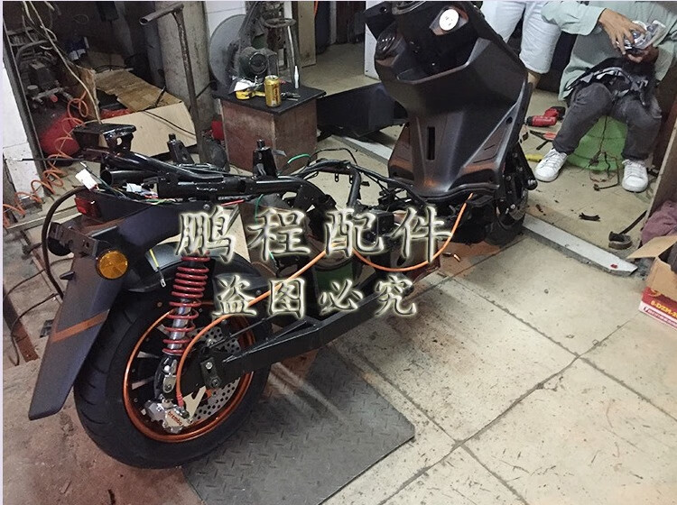 电动车改装平叉120v电池仓不锈钢镜面一体箱迅鹰鬼火骠骑龟王 120