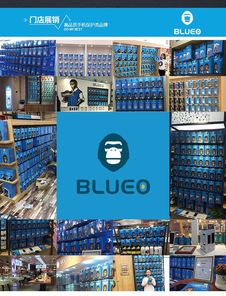 俯领易 blueo蓝猩四代康宁苹果11钢化膜pro全屏xs覆