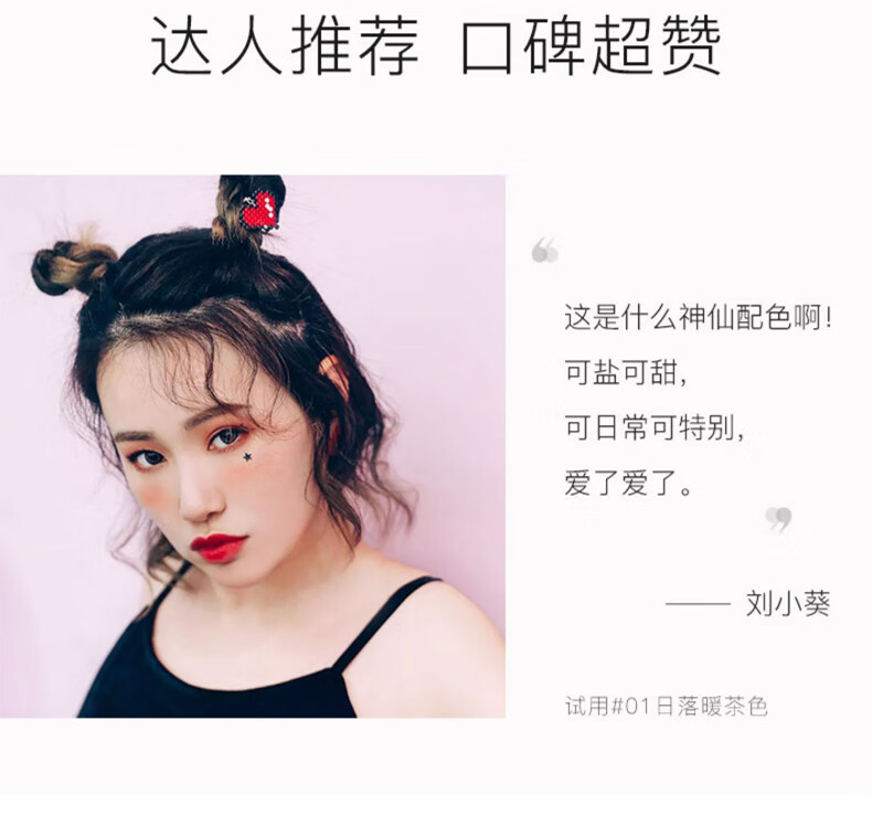 卡姿兰（Carslan） 十色眼影盘大地色懒人闪粉哑光眼影盒裸妆新手初学者网红款珠光学生平价礼物女 01日落暖茶色
