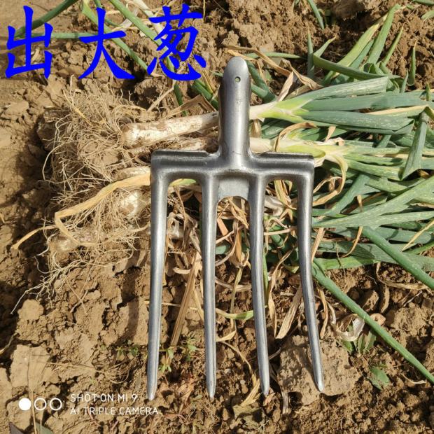 翻土神器挖花生姜葱钢叉农用工具省力翻土神器粪叉子红薯叉子叉草全钢