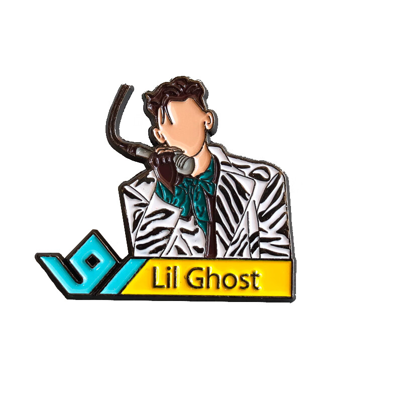 lilghost图片,lilghost小鬼图片 小鬼王琳凯金属徽章纪念胸针lilghost衣服包包礼品收藏出道夜告别