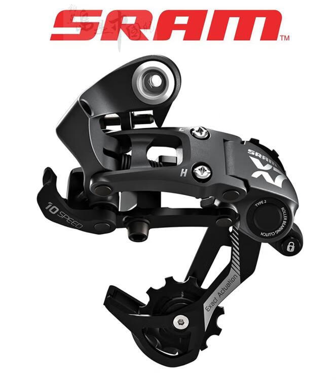 官方自营精选sram电子变速器sram速联x4x5x78速9速指拨中腿长腿锁死后