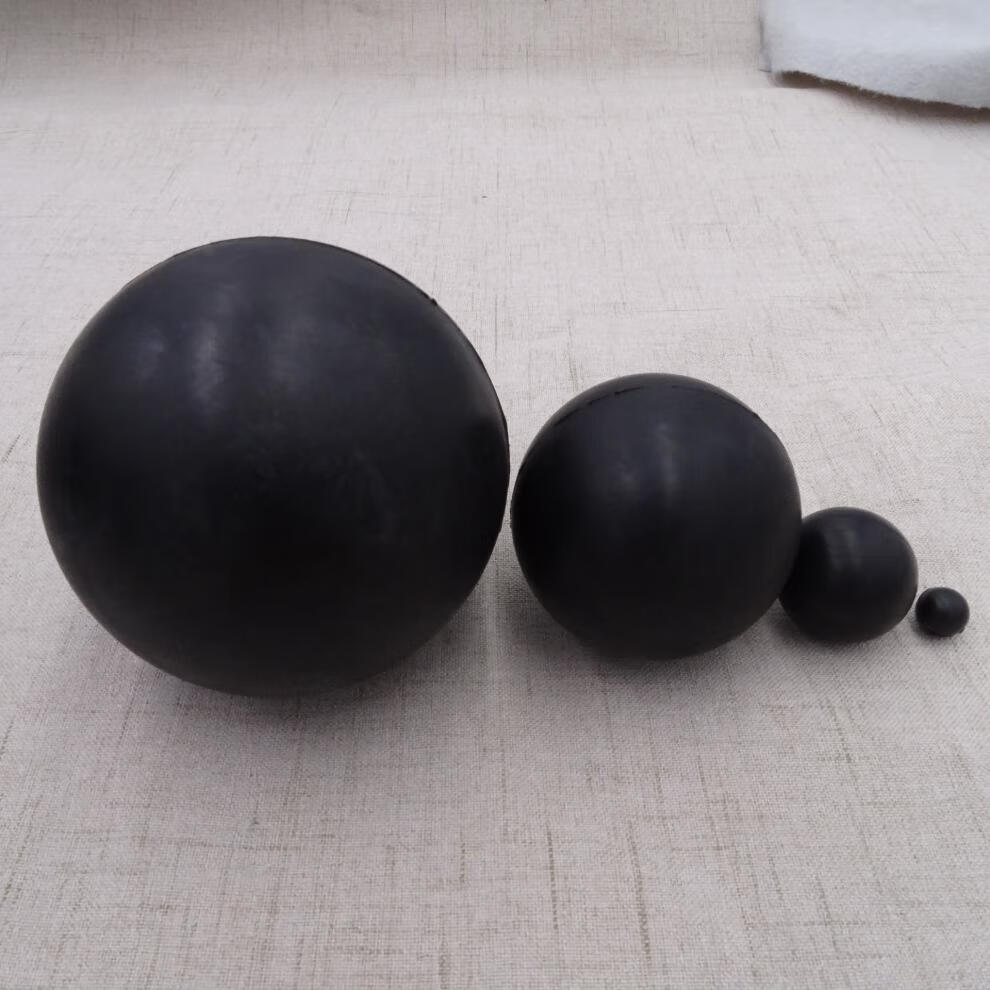 黑色振动筛弹力球 振动筛橡胶球实心橡胶球振动筛弹力球耐磨黑色橡胶