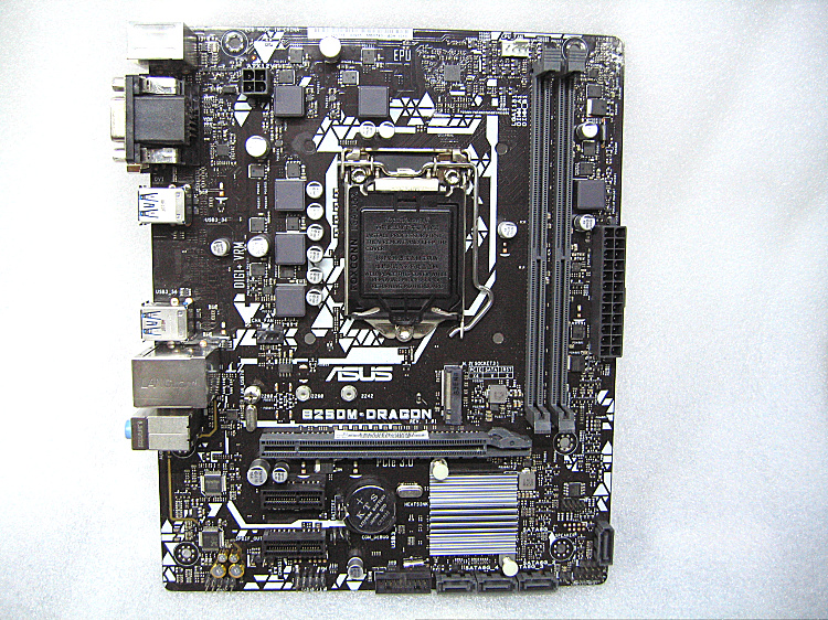 华硕b250m-kylin支持9100f魔改1151针6789代ddr4 m.2小主板 紫色