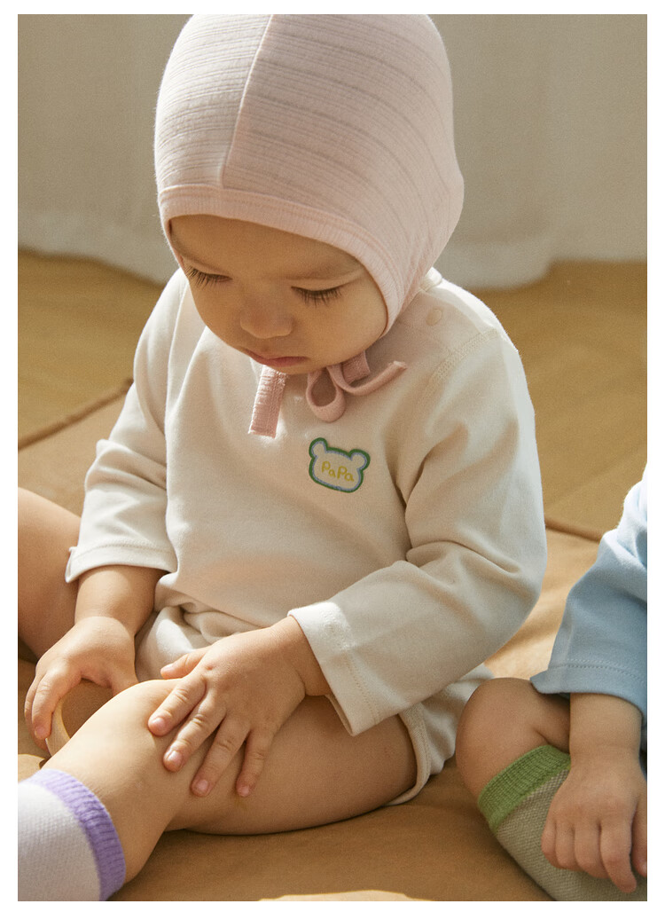 Детский комбинезон Papa Spring and Autumn для мальчиков и девочек, костюм для ползания, боди, зеленый, 80 см