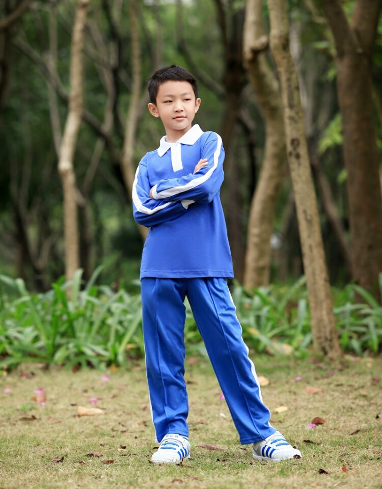 小学生春秋运套装(男生) 长袖 长裤 135cm