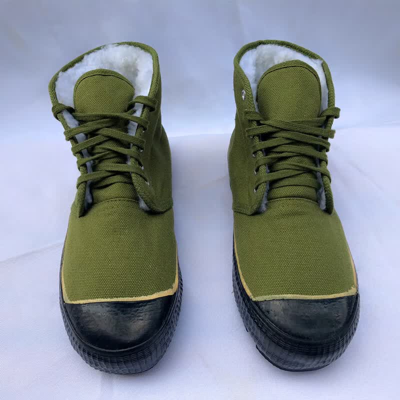 鞋黑色耐磨3537高腰解放鞋冬季防寒保暖棉鞋户外工作劳保棉靴农田胶鞋