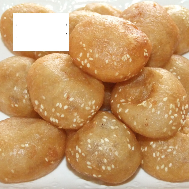 500g煎堆 油糍 韶关南雄土特产 铜勺饼 铁勺饼 年糕米果 煎饼 糍耙