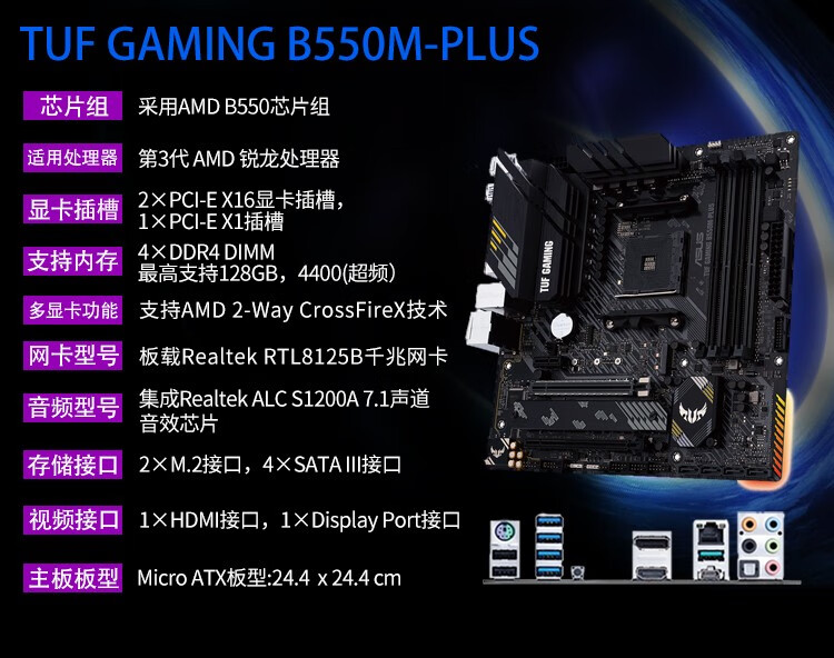 更多参数>接口:amd am4板型:m-atx(紧凑型)处理器:锐龙5搭配主板