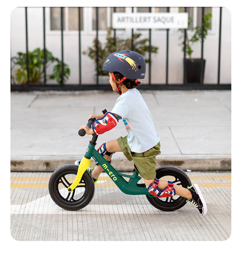 瑞士micro迈古儿童平衡车无脚踏自行车滑行学步车3岁5岁氧乐哆粉红色