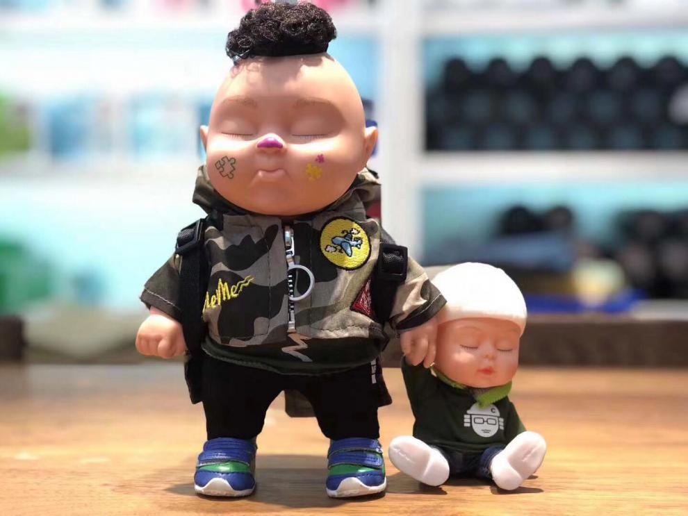 memeda 么么哒酷boy娃娃公仔毛绒玩具玩偶圣诞新年礼物男孩女孩