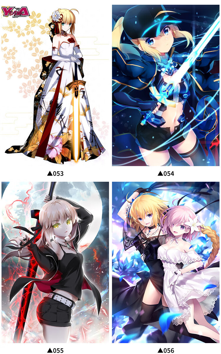 fatesaberfgo黑贞超大动漫海报墙纸壁纸挂画集二次元周边051009款60