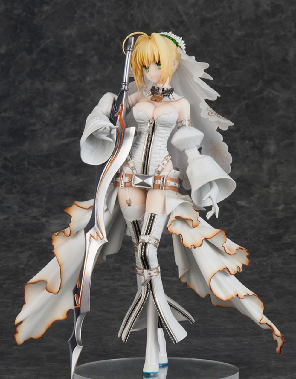 fatesaber 花嫁,fatesaber 1080 【代理版现货】flare fate fgo saber 尼禄 花嫁 婚纱