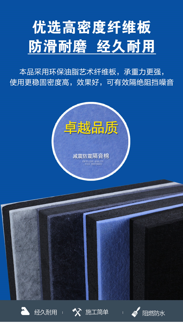 2022新款钢琴消音棉隔音棉缝纫机垫健身跑步机防震垫低音炮破壁机减震