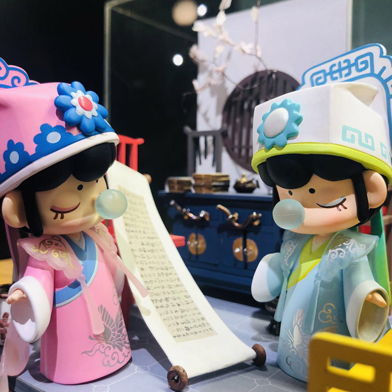 囡茜若来nanci与子成说系列盲盒一套 全套虞姬古代女子少女心 牛郎