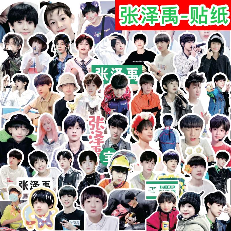 tf家族三代贴纸朱志鑫左航苏新皓张极邓佳鑫张泽禹周边手帐装饰贴儿童