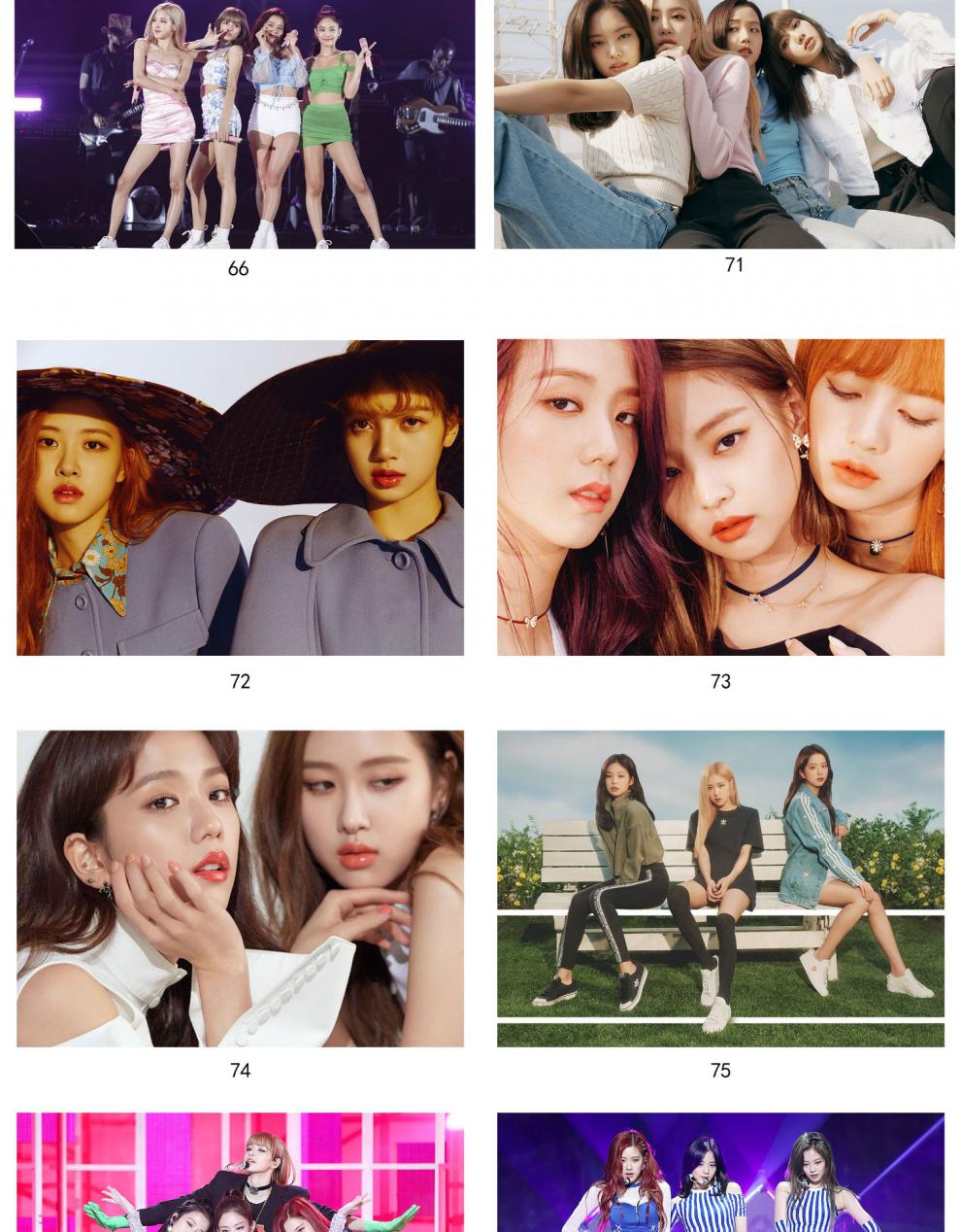 blackpink口哨海报,blackpink海报专辑 逸沁堂blackpink海报墙贴周边写真宿舍明信片2021应援