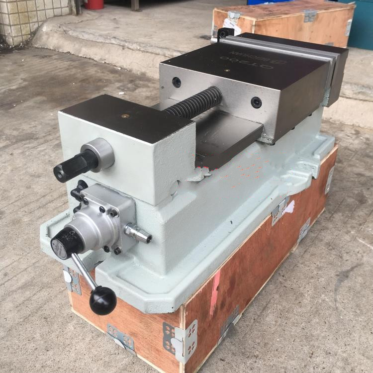 定制北川气动虎钳铣床平口钳虎钳5寸6寸精密虎钳气动台虎钳气动夹具