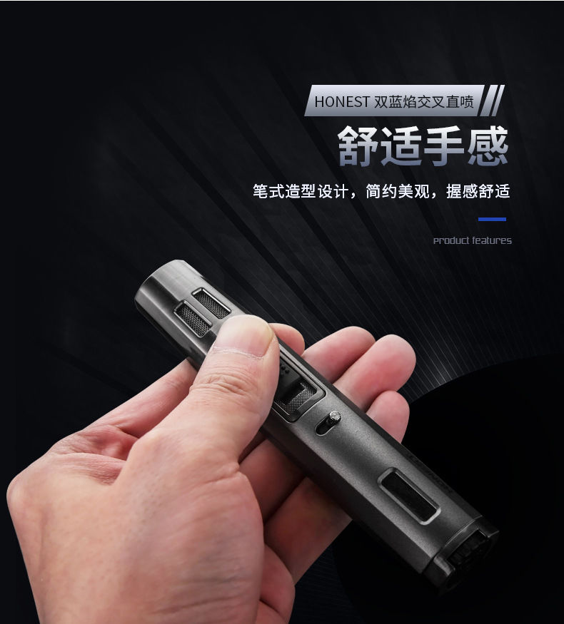 【好物推荐】金属笔式焊枪打火机户外点火枪高温焊枪烘培料理便携式