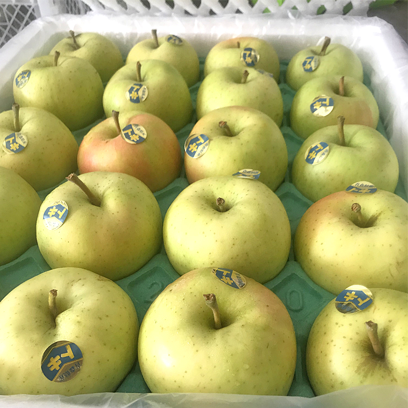 日本引进品种青森品种水蜜桃苹果6只大果王林苹果12香甜新鲜水果顺丰
