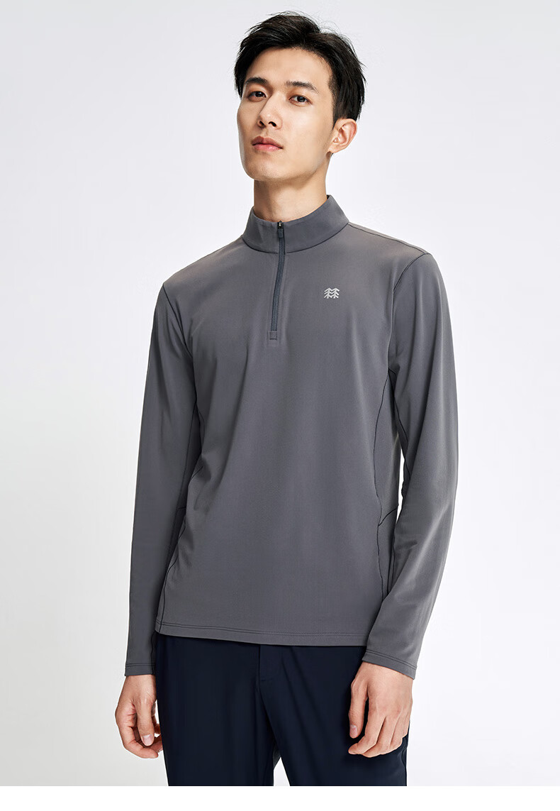kolon sport/可隆抓绒长袖 男子秋冬季户外运动内里衫