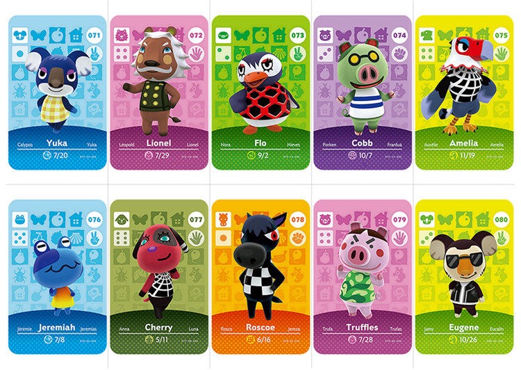 动森amiibo卡自制,动森amiibo自制 集合啦动物森友会amiibo卡 动物之森 村民 房车 动森amibo 村民卡第n