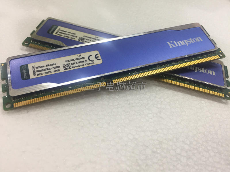 金士顿骇客神条1866,金士顿内存条 二手金士顿kvr16n11/ 8g ddr3 1600 1866台式机内存条 普条 骇客 桔色