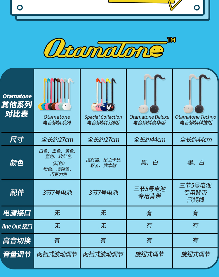 60电音蝌蚪抖音同款otamatone网红儿童玩具音乐蝌蚪乐器电子二胡