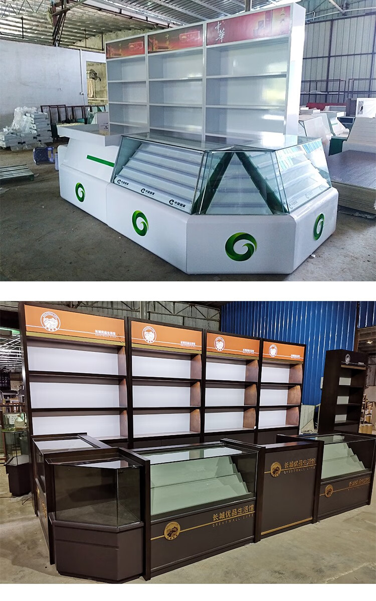 鑫事顺 烟柜展示柜 酒烟专卖店便利店小超市小型烟柜台烟柜玻璃多功能