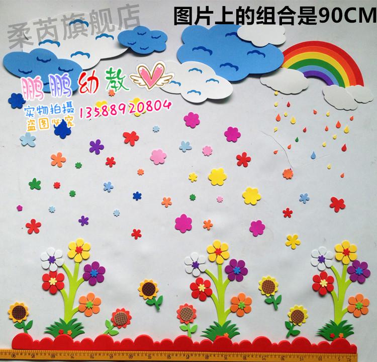 布置教室贴画材料幼儿园小学班级文化墙黑板报装饰教室布置材料主题